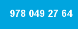 978 049 27 64 978 049 27 64